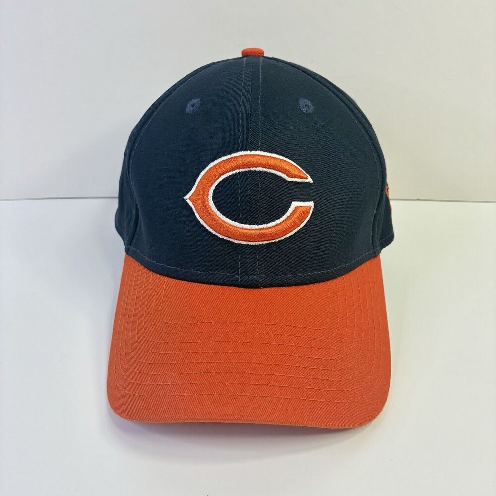 New Era 39 Thirty Chicago Bears NFL Fitted Cap Hat Navy Size Large XL Football